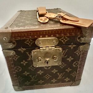 Louis Vuitton Monogram Mini Trunk Case - Brown & Tan
